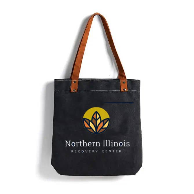 H-H - Wholesale Draagtas - Dames - Canvas draagtas met PU leren handvat (189TV/HH)10