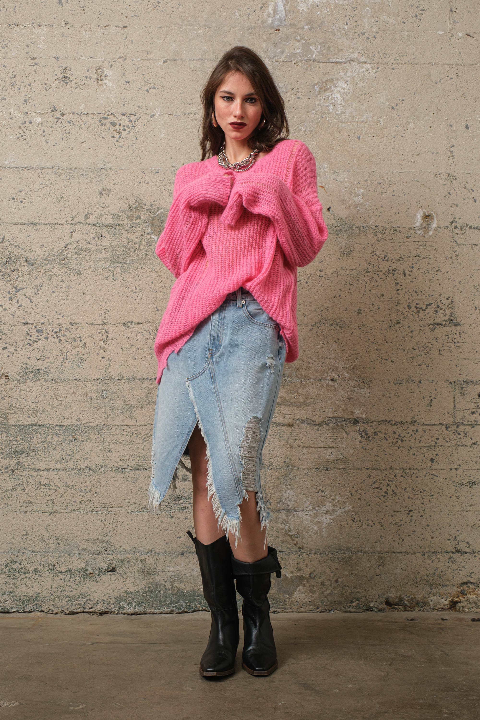 Signature 8 - Vente Pull en maille – femme - PULL VIEILLI S622225