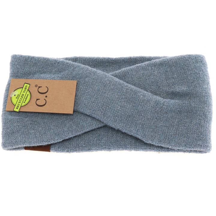 C.C Beanie - Wholesale Fashion Headband - Women's - Soft Crossed C.C Eco-Friendly Fashion Headband14