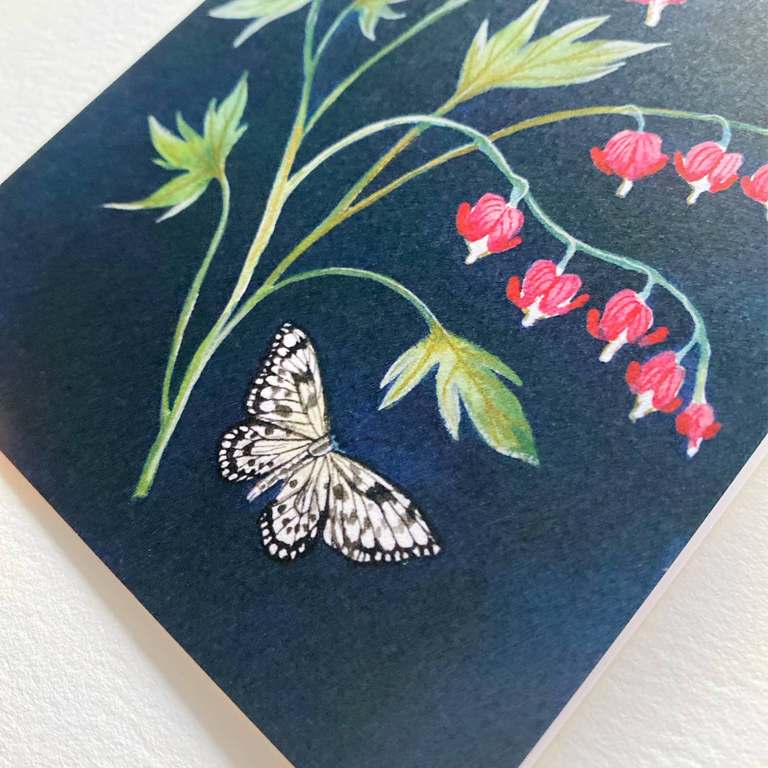 Emilie Simpson Art & Design - Wholesale Everyday Greeting Card - Bleeding Heart Art Card1