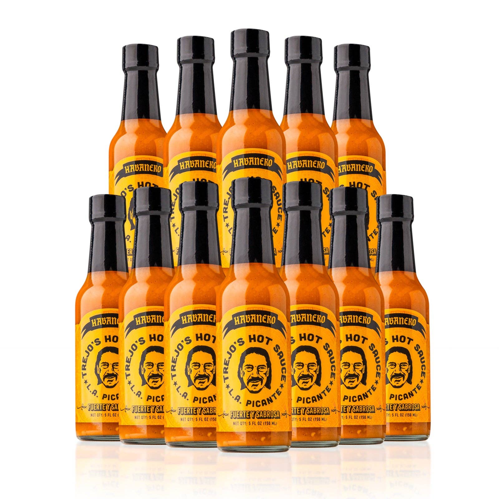 Trejo's Tacos - Wholesale Hot Sauce - Trejo's Hot Sauce - Habanero (Case of 12)6