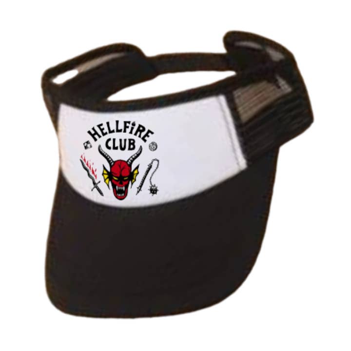 Hell fire club stranger things vintage trucker hat visor for wholesale by The Candy Collections