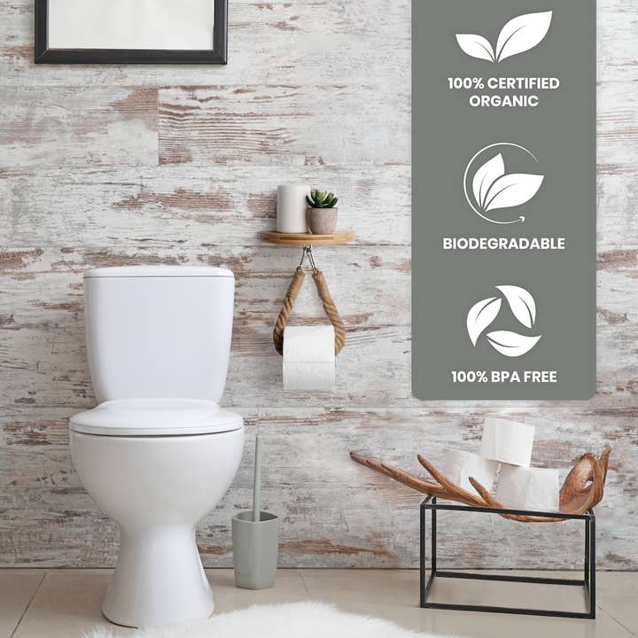 Arrow and Stem - Wholesale Toilet Paper Holder - Bamboo Toilet Paper Holder Rope with Shelf6