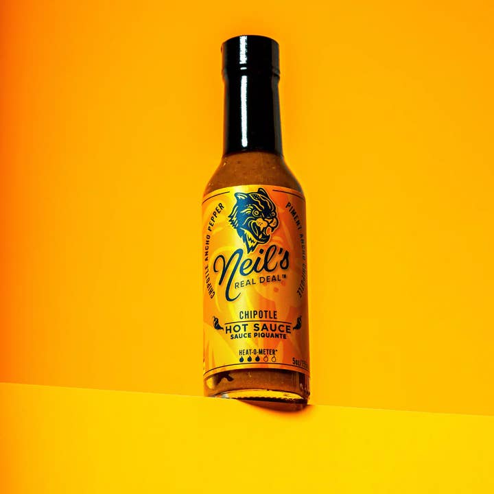 Neil's Real Deal Chipotle Ancho Pepper Hot Sauce for wholesale by Neil’s Real Deal Inc.