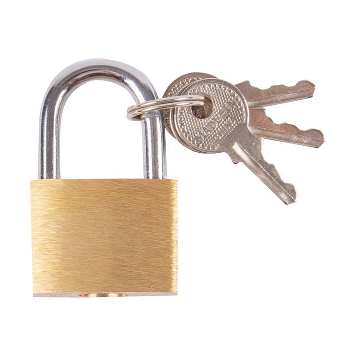 2cm Messing Hængelås - By Blackspur for engroshandel hos Rinkit Ltd