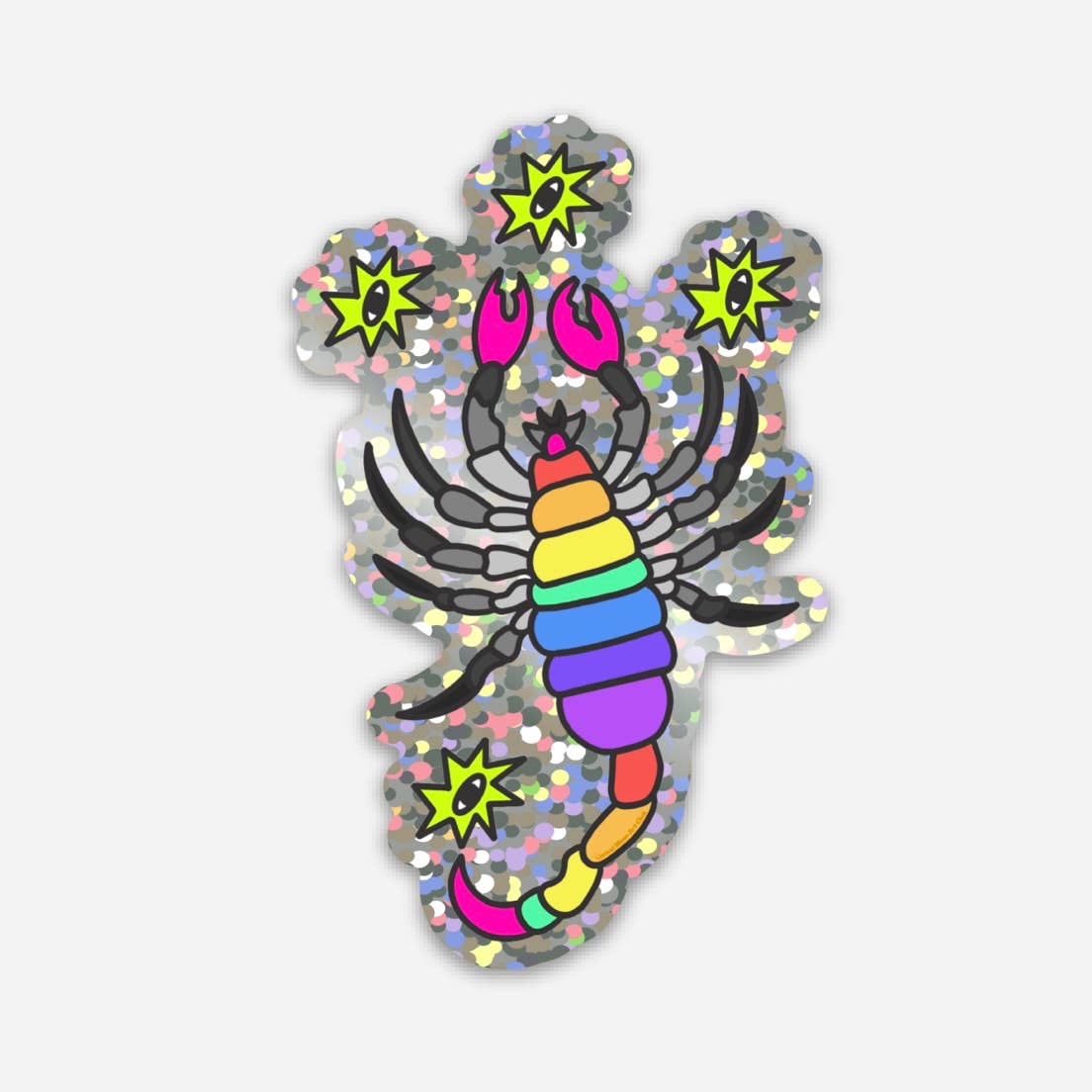 Liminal Moon Art Club - Vendita all'ingrosso Adesivo - Adesivo Scorpione Glitterato0