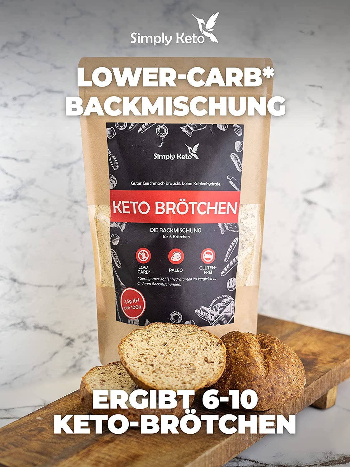 Simply Keto – Großhandel Brotbackmischungen – Keto Brötchen Backmischung7
