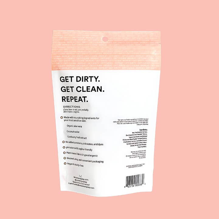 Woo More Play - Wholesale Intimate Cleanser/Wipe - Freshies Feminine Wipes (20 Count) - Hypoallergenic Natural