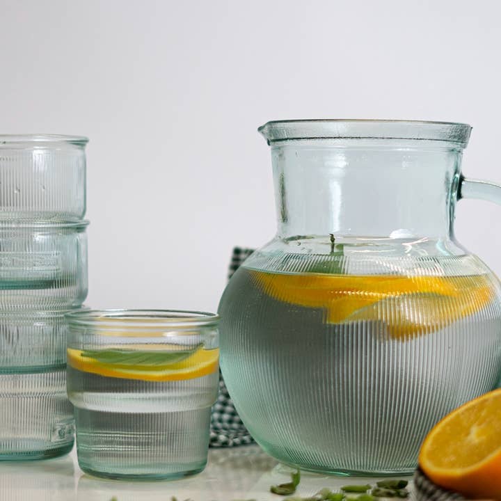 2.3l Ribbed Bowl Jug (6/case) for wholesale by Jarapa