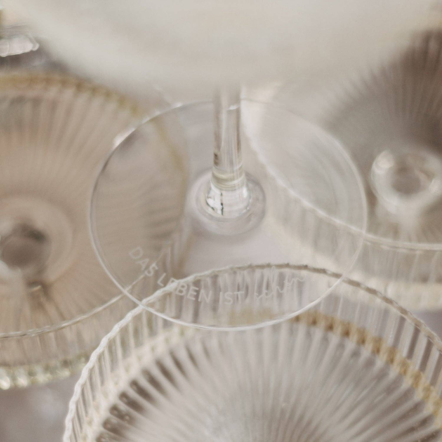 Eulenschnitt - Wholesale Champagne Flute - Champagne glass Life is beautiful (PU = 4 pcs)3