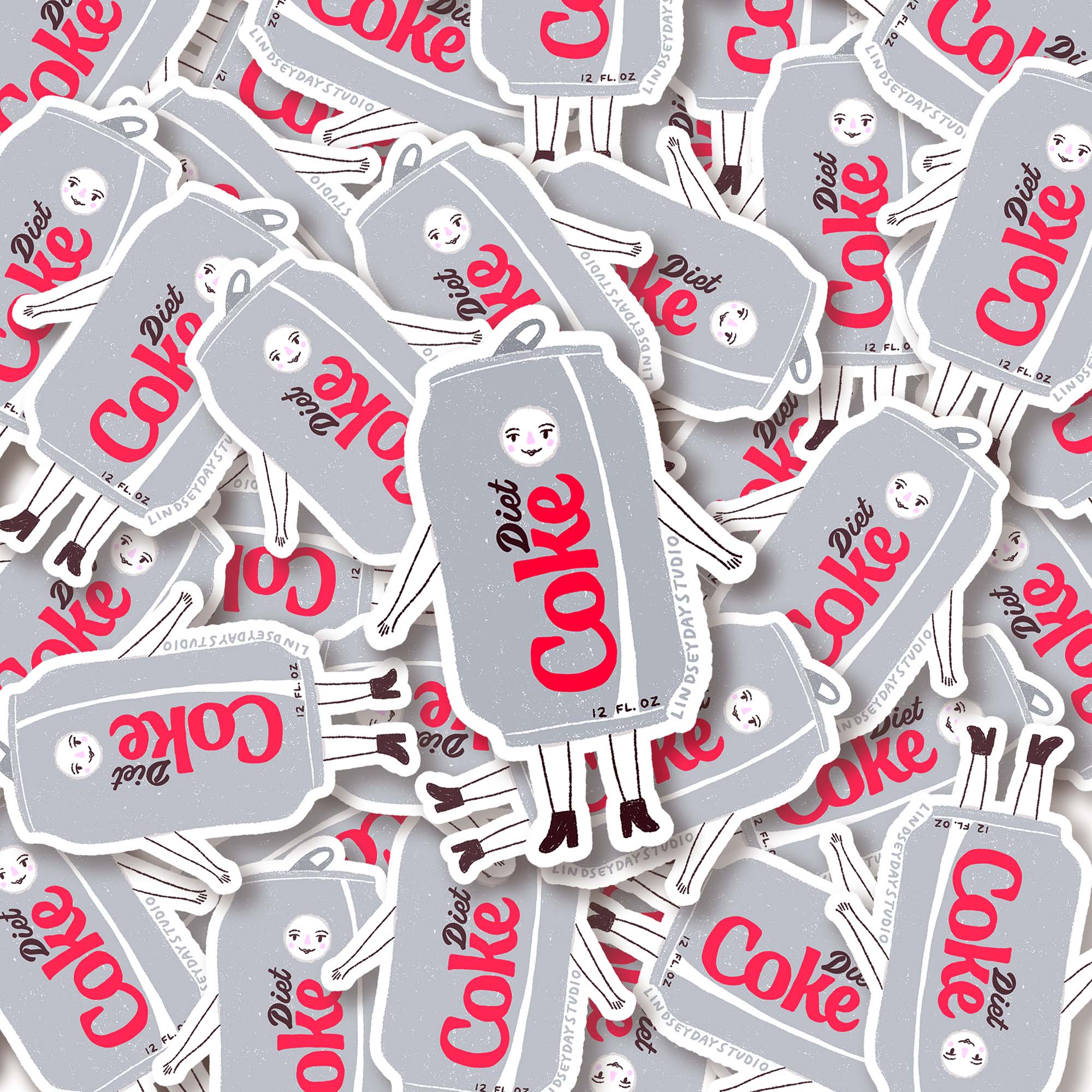Lindsey Day Studio - Wholesale Sticker - Diet Coke Deanne Sticker, Funny Sticker, Food Sticker8
