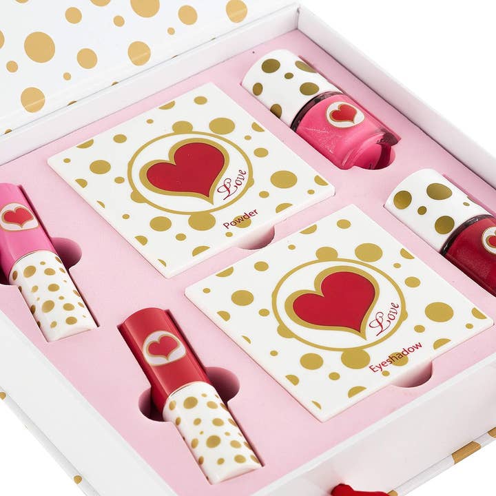 Toysical – wholesale Kids make-up – Kids – Teen Makeup Kit: Eyeshadow, Lip Gloss, Blush, Nail Polish3