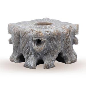 Speksteen wierookbrander Leeuw Per 6 Un. voor wholesale door Green Tree