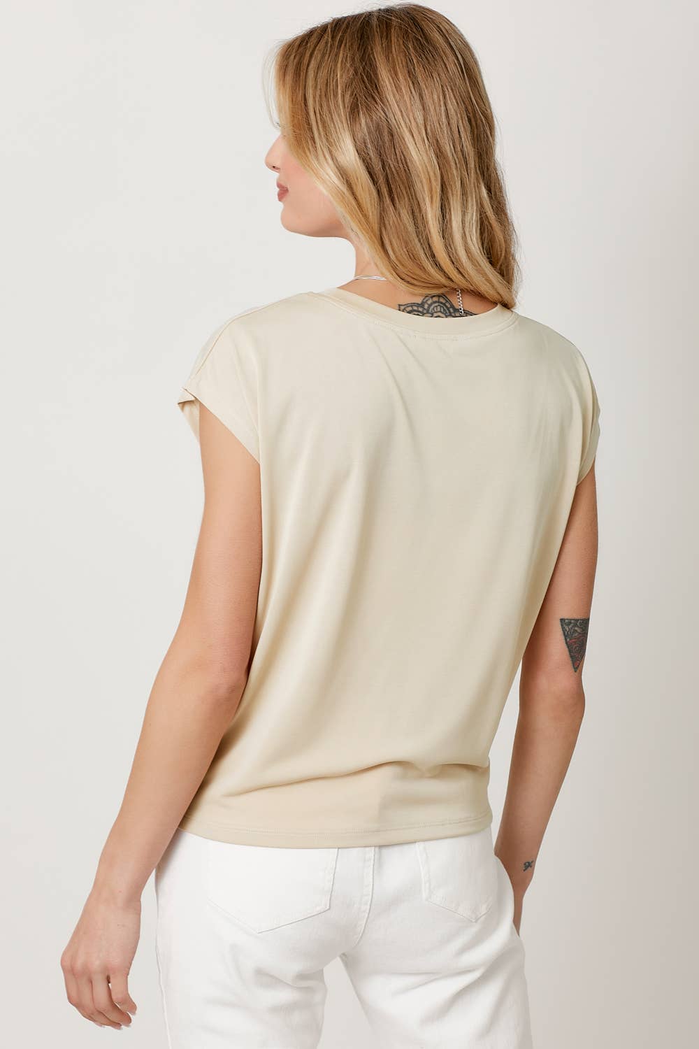 Mystree - Wholesale Knit Top - Women's - 20020 Front Ruche Modal Top 23