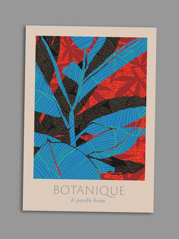 Carte de vœux vierge botanique pour la vente par The Northern Line