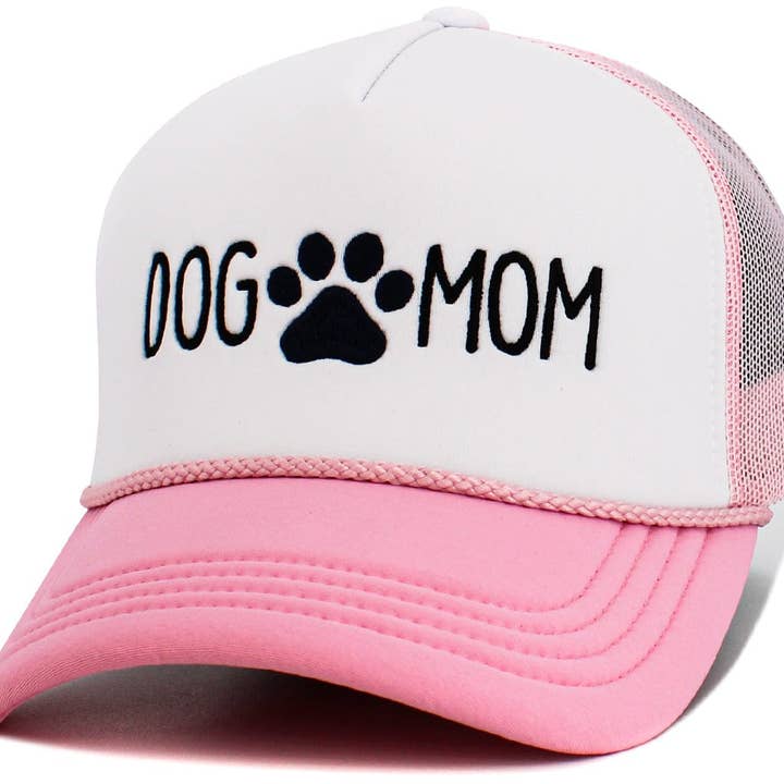 MiMi Wholesale - Wholesale Trucker Hat - Women's - KBV1621 Dog Mom Foam Trucker Mesh Cap