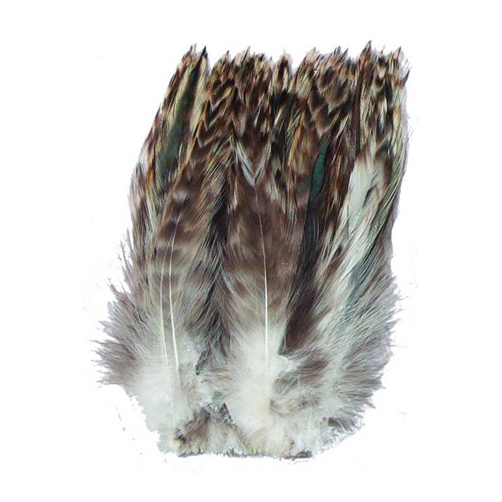 Strung Grå Chinchilla Hackle - Naturlig for engroshandel hos Zucker Feather Products