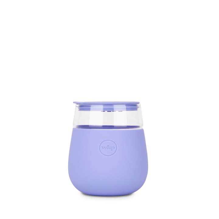 W&P - Wholesale Drinking Glass/Cup - Wine Glass Cup with Silicone Wrap 15 oz - NEW PRICE!