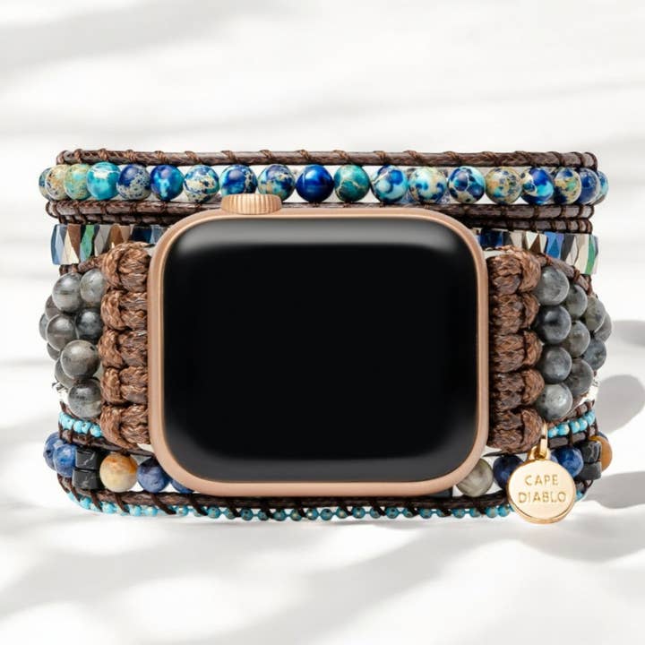 Serene Ocean Apple Watch Strap for wholesale by Cape Diablo