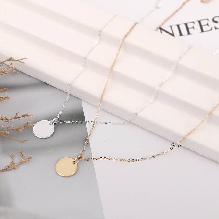 hope love shine - Wholesale Pendant/charm necklace - Encouragement Blank Slate Necklace New Beginnings Gift5