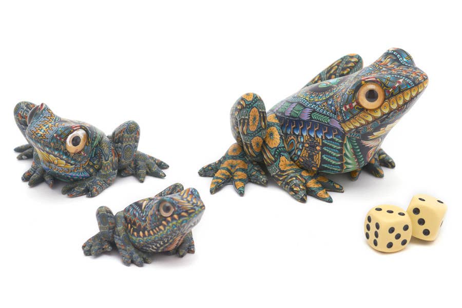 JON STUART ANDERSON FROG FAMILY for wholesale by Jon Stuart Anderson Artworks
