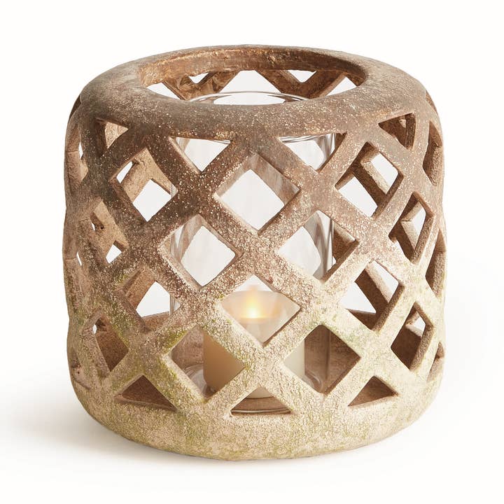Lucca Hurricane Small, Weathered Garden for wholesale by Napa Home & Garden