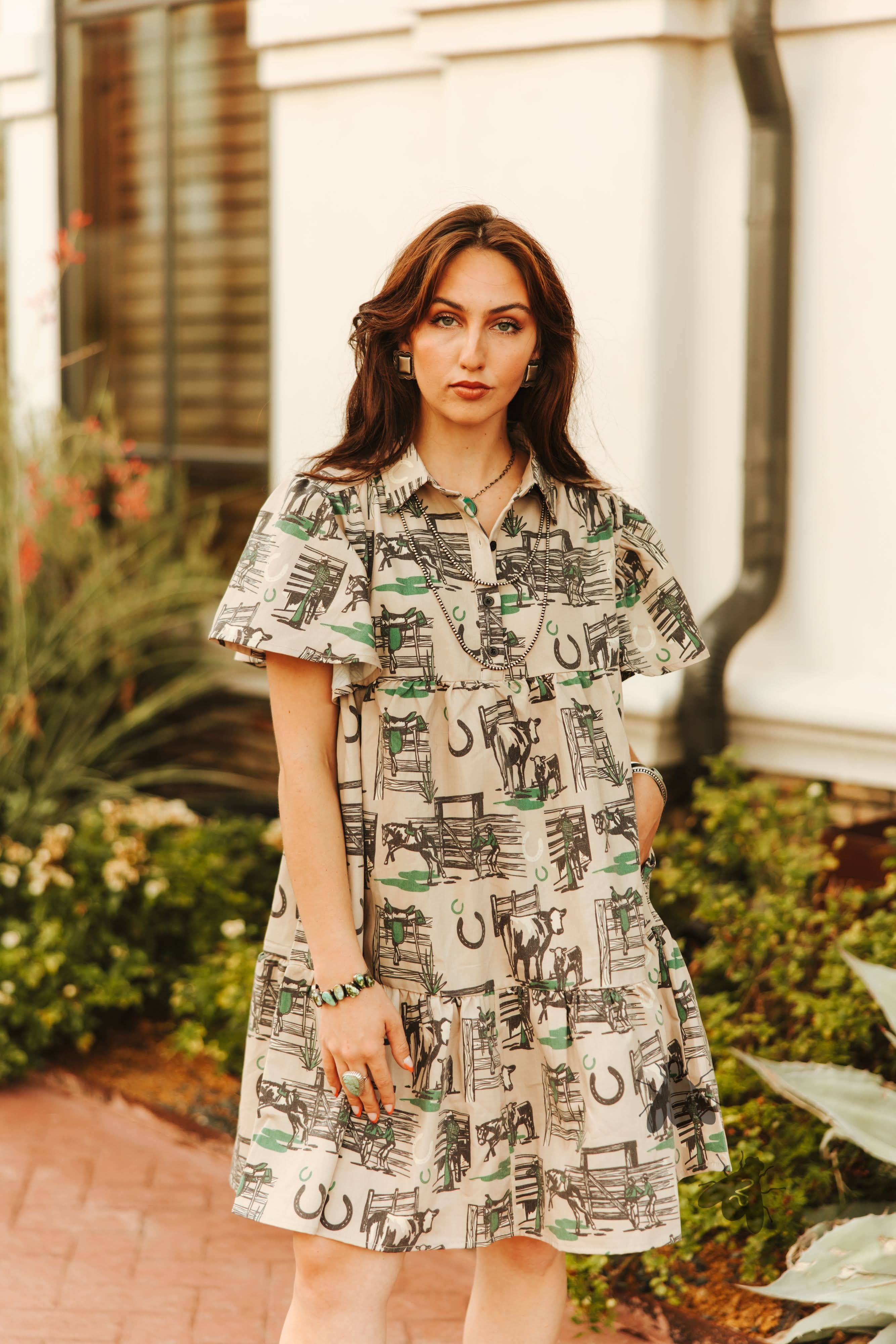 2 Fly Co - Wholesale Dress - Women's - HITCHIN' POST DRESS