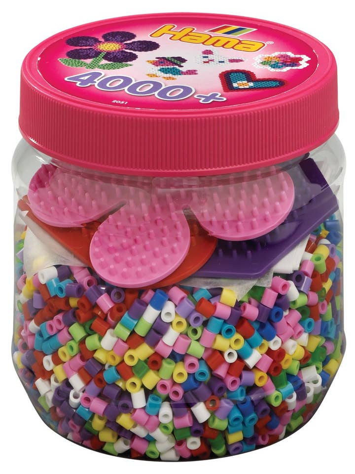 HAMA Dose mit Perlen und Stiftplatten für den Großhandel von Hama