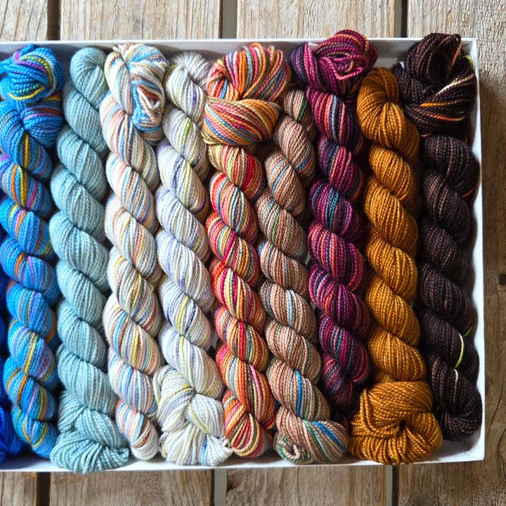 Koigu Wool Designs - Wholesale Yarn - Wibbly-Wobbly Scarf Mini Skein Sets (LYS DAY 2026)32