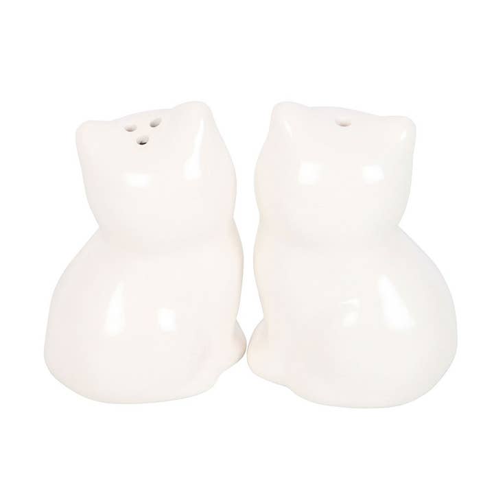 WONDER IMPORTS AUSTRALIA - Wholesale Salt & pepper shaker set - White Cat Shaped Salt and Pepper Shakers3