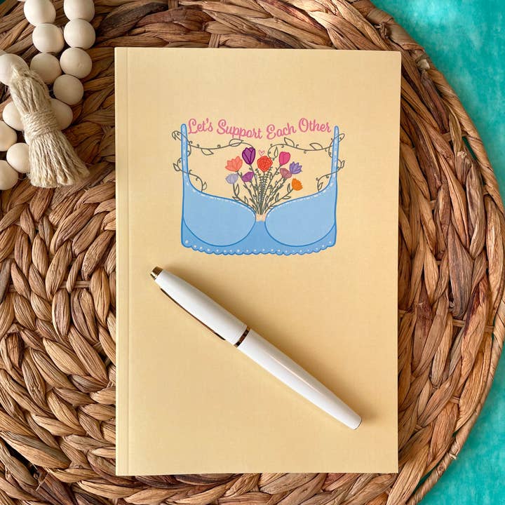 Let’s Support Each Other Notebook for wholesale by Notelette Press