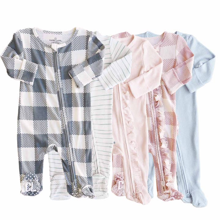 All Bamboo Waffle Zipper Footies and other Purchase Wholesale little sleepies. Free Returns & Net 60 Terms on Faire trending on Faire.