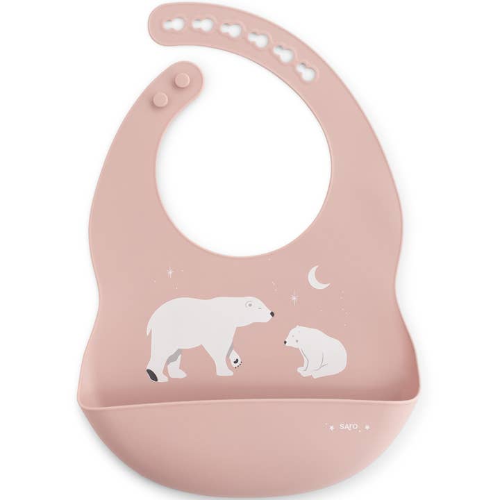Polaris Silicone Bib for wholesale by Saro / Kalencom