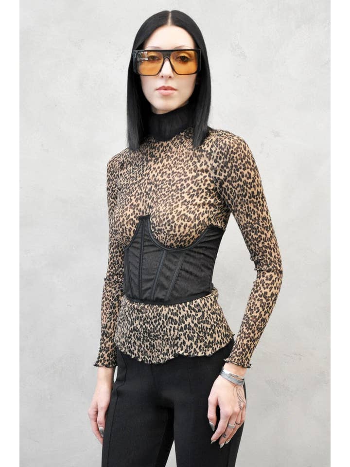 BLACK SHIPS NOVEMBER Clarissa Mesh Bustier for wholesale on Faire11