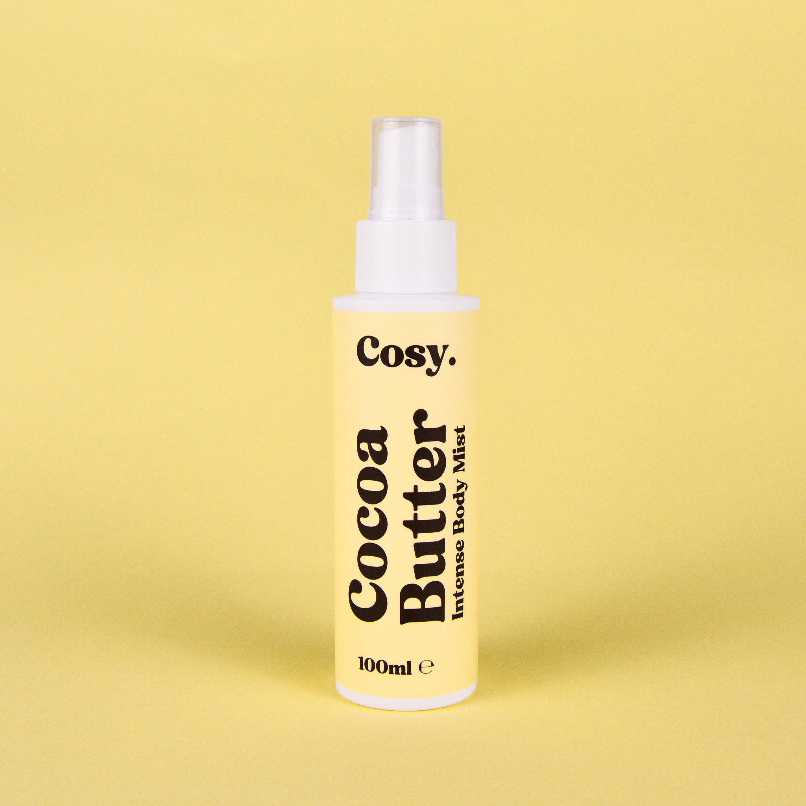 Cosy Cosmetics – Großhandel Gesichts- und Körpernebel/Wasser – Kakaobutter 100 ml Intensives Körperspray0