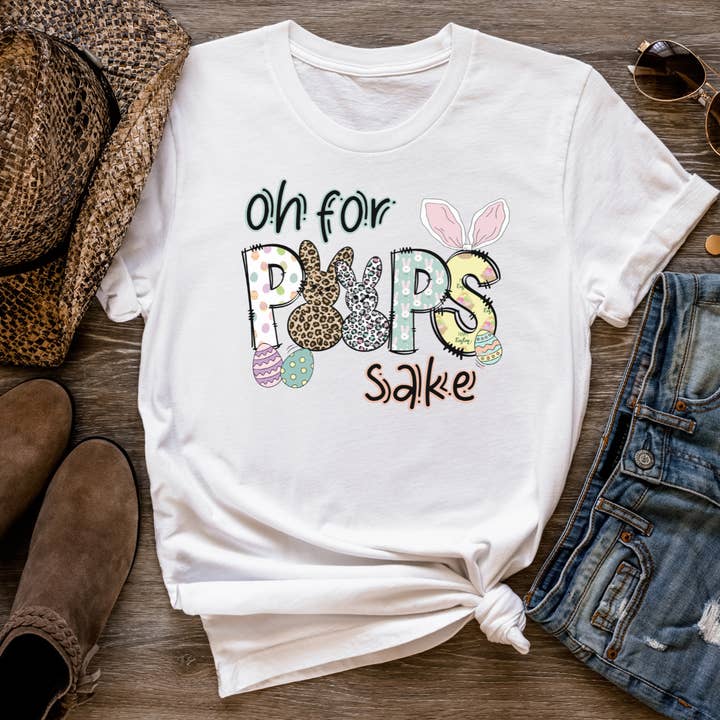 Oh for Peeps sake Graphic T-shirt for wholesale by Shells Primitives/No Place Like Home
