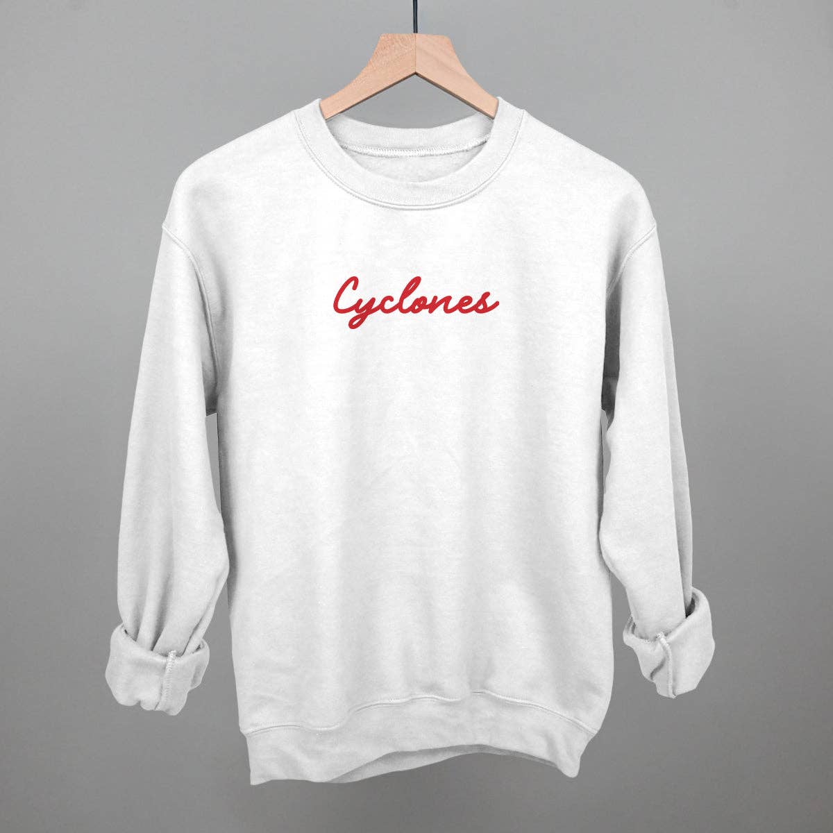 Ivy + Cloth - Wholesale Graphic Sweatshirt - Women's - Cyclones Script9