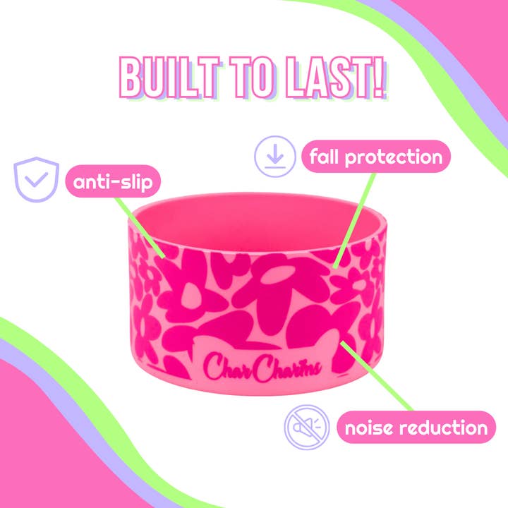 CharCharms - Wholesale Drink Huggers & Koozies - Garden Glow Bottle Boot2