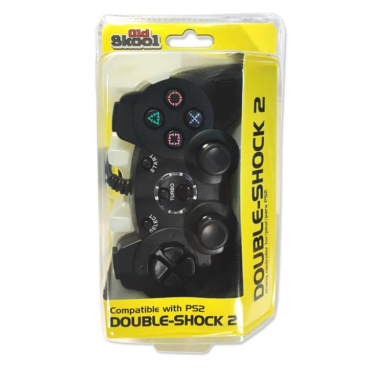 PS2 Controller Solid Black (Redesign) for wholesale on Faire