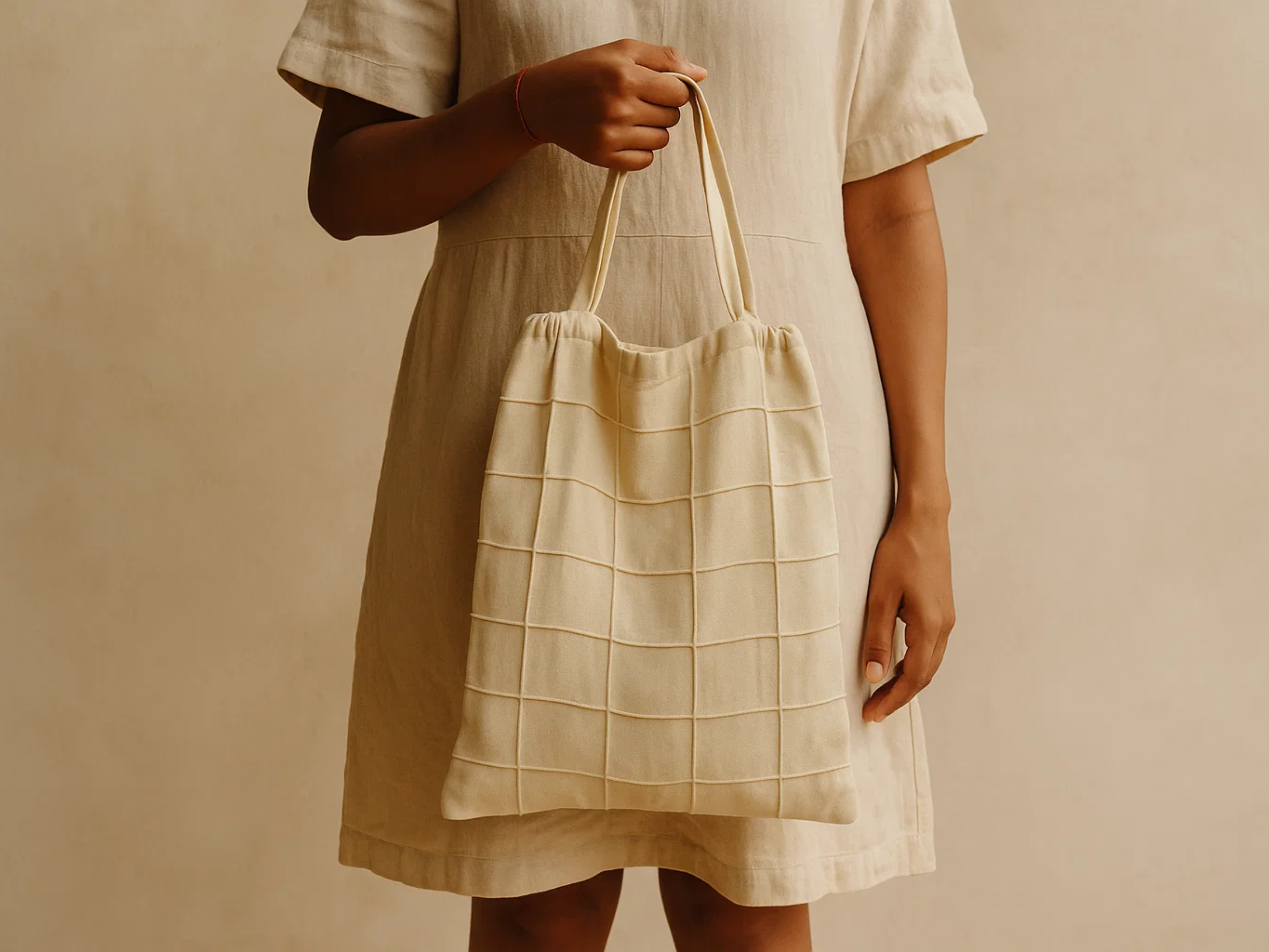 Fabrica Kraft – wholesale Tote bag – Women's – Canvas Pintex Tote | Canvas Tote Bag for Women | Unbranded0