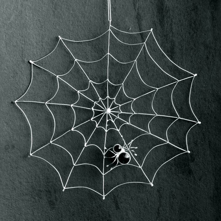 Silver Spider Web, Fall Home Decoration for wholesale by ArtKvarta