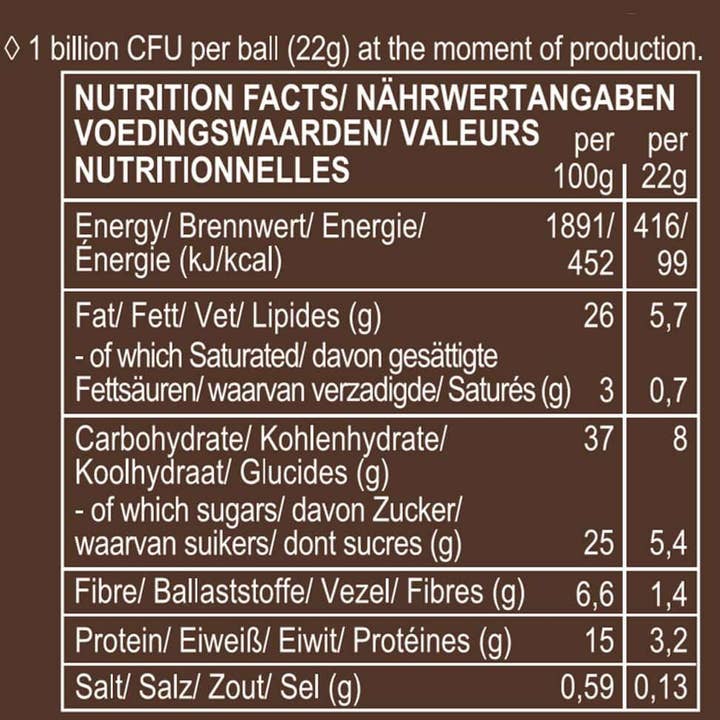 Smart Organic - Wholesale Snack Bar - Cacao & Maca Ball With Live Cultures, Bio, Roobar, 22g4