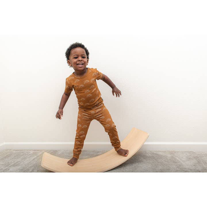 millie + roo LLC - Vente Haut et bas de pyjama – enfant - ENSEMBLES 2 PIÈCES À MANCHES COURTES EN BAMBOU - Sunny Days6