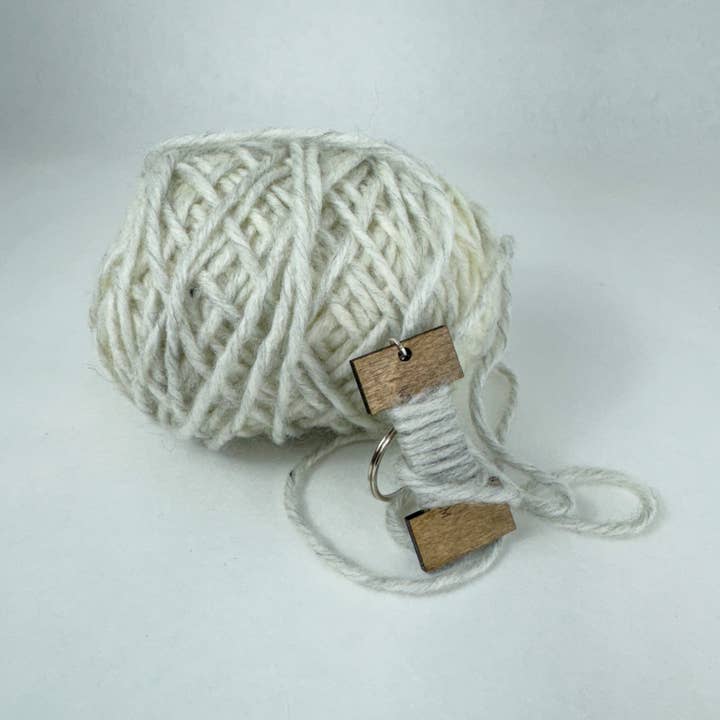 Jauge de faible poids de fil par pouce (WPI) — Bois fait main pour la vente par Art by Erica H & Rebel Stitchers