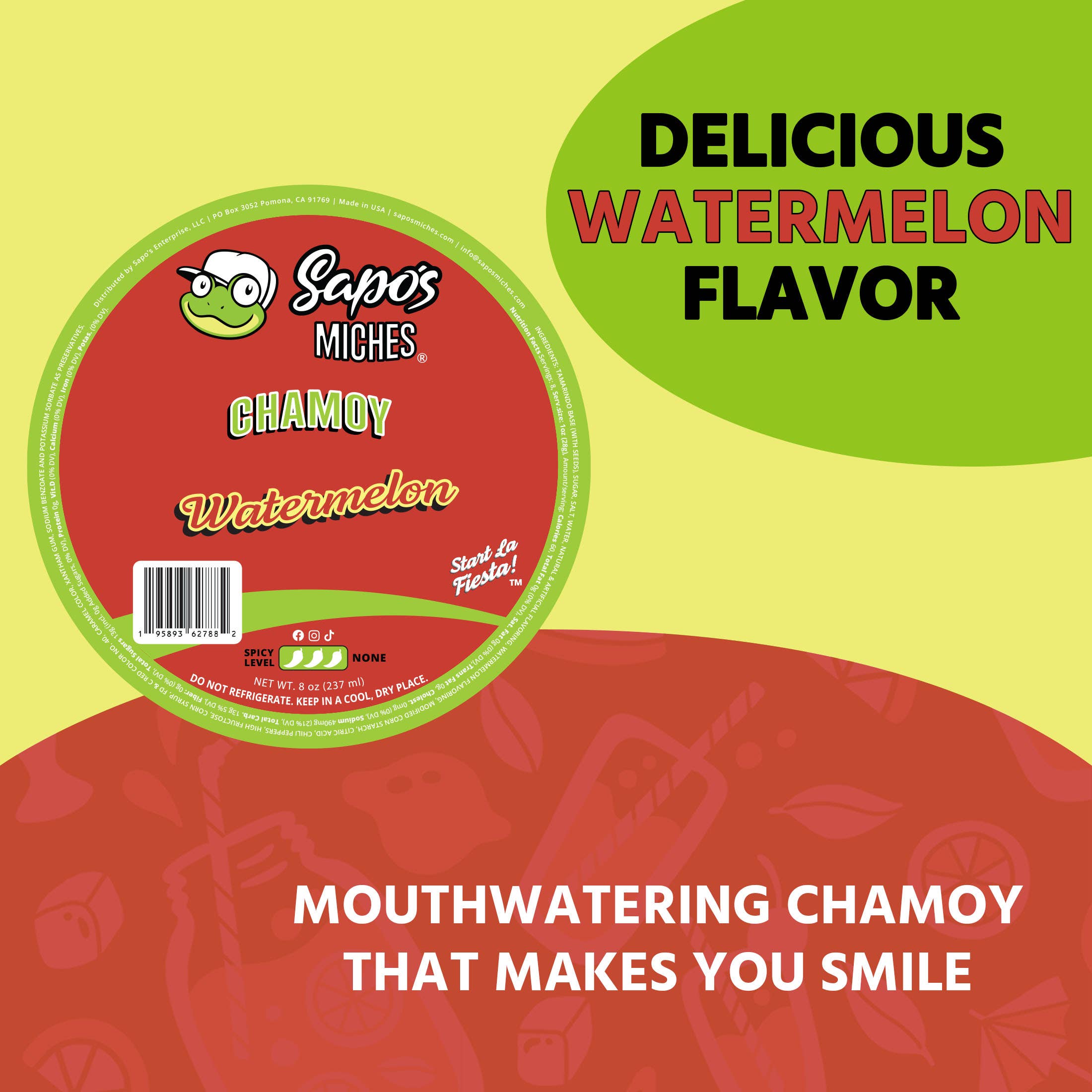 Sapo's Miches - Wholesale Sauce - Watermelon Chamoy1