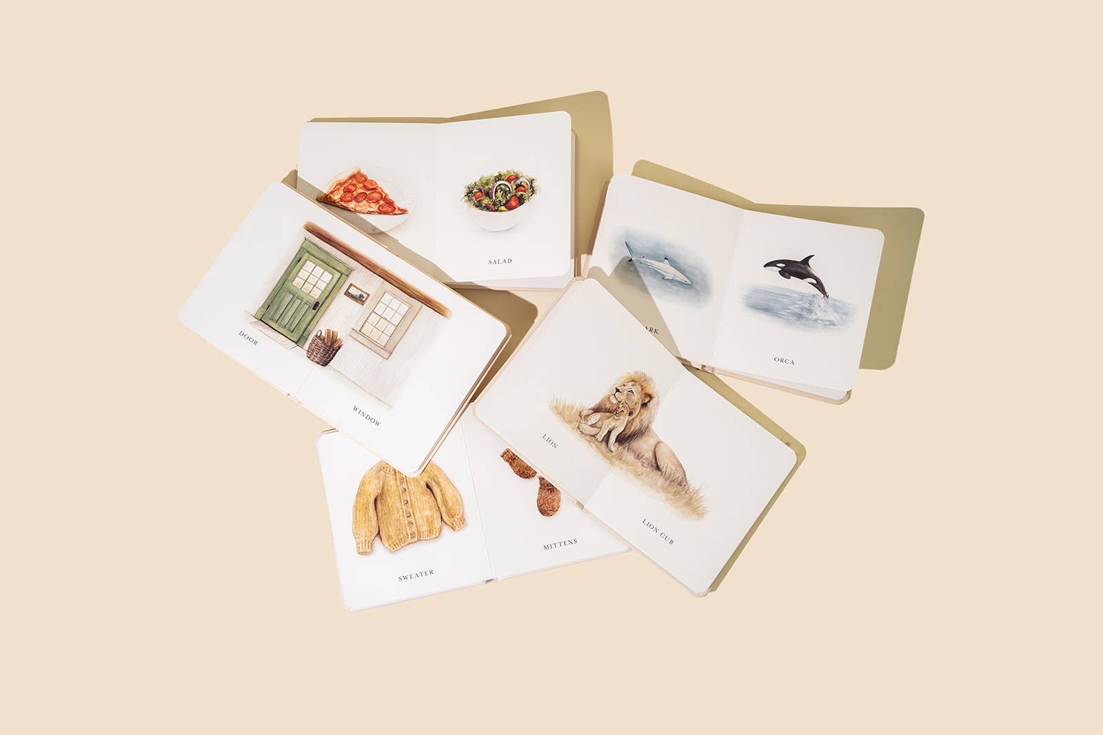 Paige Tate & Co. – wholesale Baby- och småbarnsbok (0–2) – Vårt lilla bibliotek Vol. 2 (5 böcker i kartong)6