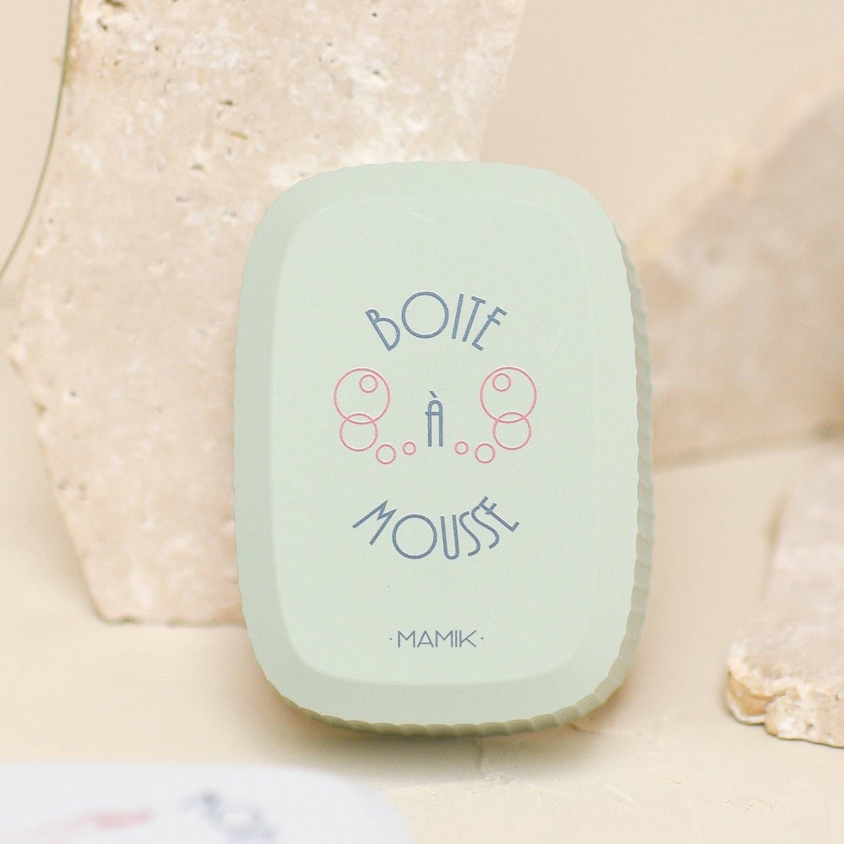 MAMIK - Wholesale Zeep in tasje/zakje - Zeepdoos SCHUIMDOOS - lindegroen