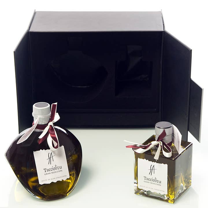 Pizza e altro, S.L - Venta al por mayor Aceite de oliva - Aceite oliva virgen extra Tuccioliva, Estuche Delirio + Myst