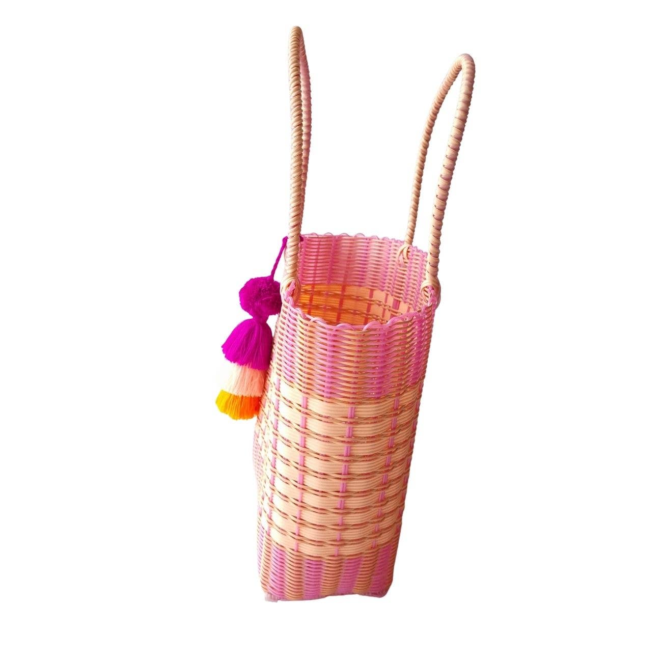 Achiote Guatemalan Goods – Großhandel Tragetasche – Damen – Achiote Einkaufstasche aus recyceltem Kunststoff, 100% handgefertigt, 3 Farben11