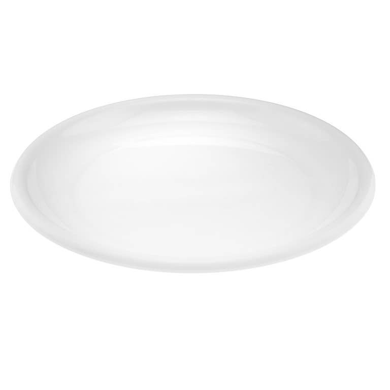YBM HOME INC. - Wholesale Dinner Plate - Round Flat Plastic Plate 8-Inch - White0